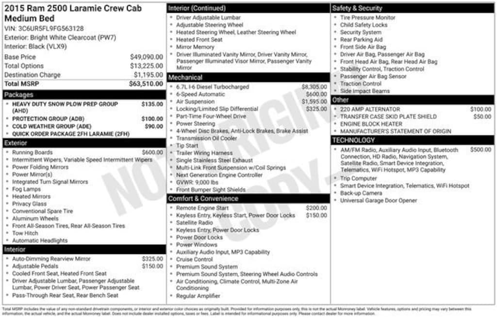 Used 2015 Ram 2500 Laramie