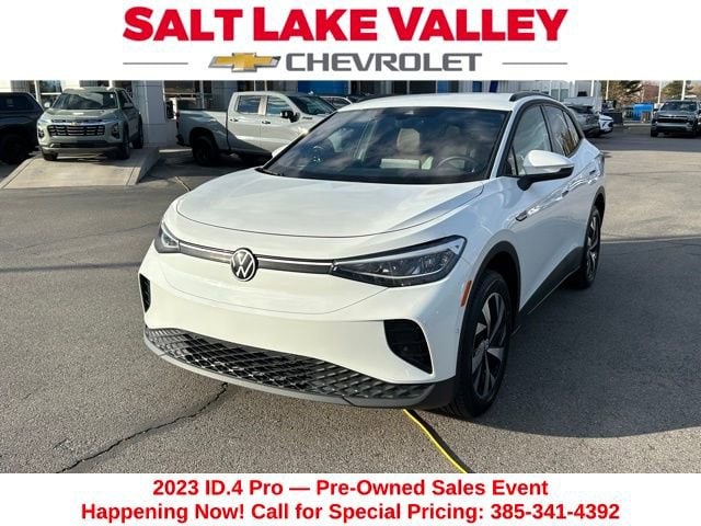 Used 2023 Volkswagen ID.4 PRO with VIN 1V2DNPE83PC056175 for sale in West Valley City, UT