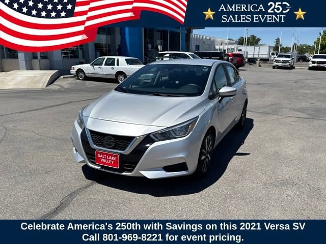 Used 2021 Nissan Versa Sedan SV with VIN 3N1CN8EV1ML832234 for sale in West Valley City, UT