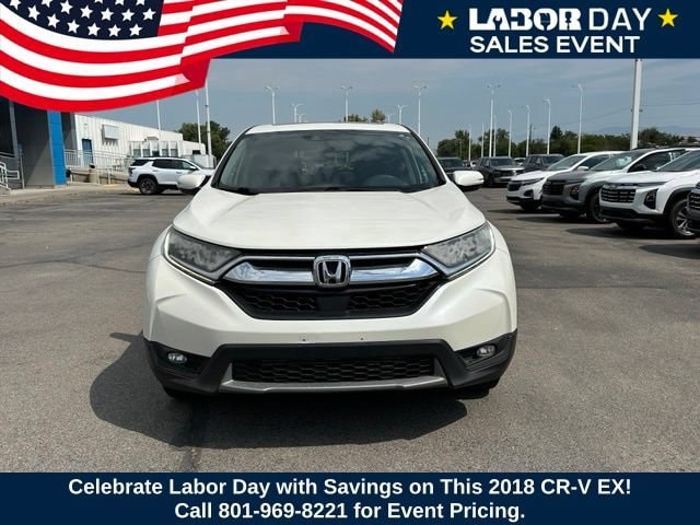 Used 2018 Honda CR-V EX with VIN 2HKRW2H52JH605787 for sale in West Valley City, UT