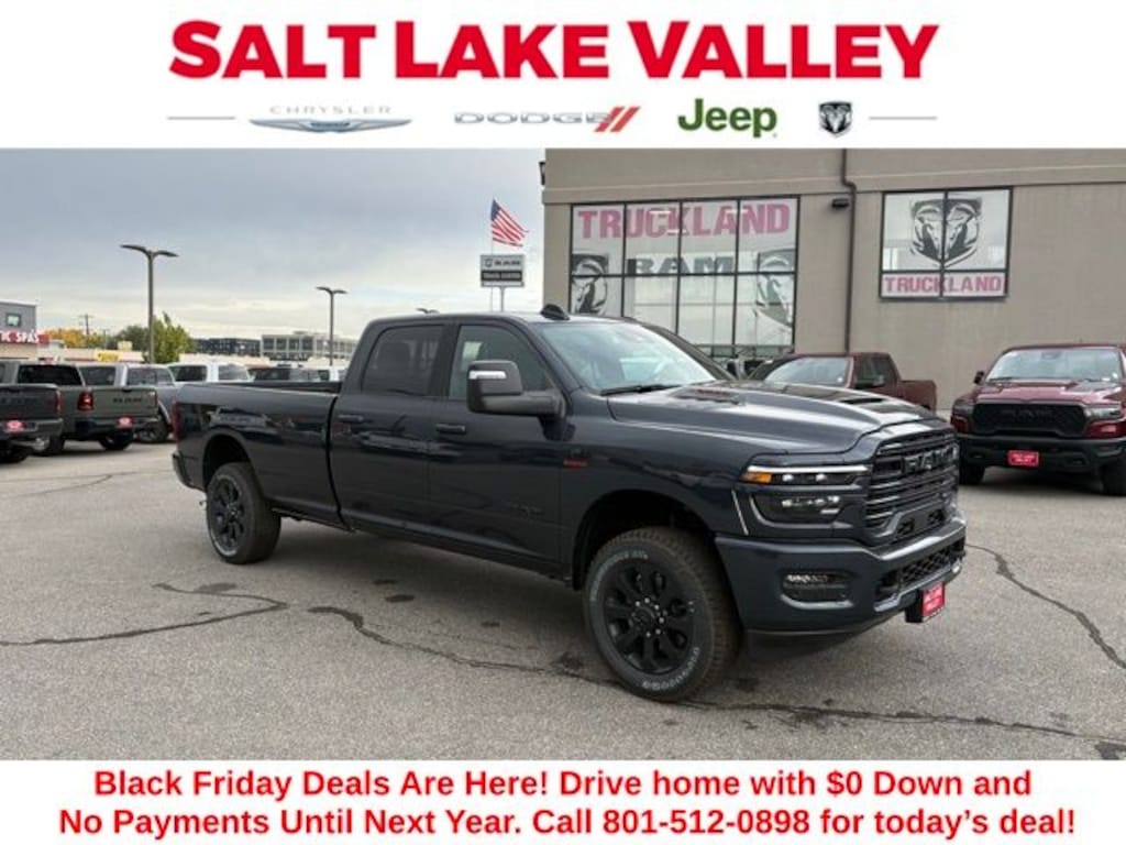 New 2026 Ram 3500 LARAMIE CREW CAB 4X4 8' BOX Pickup