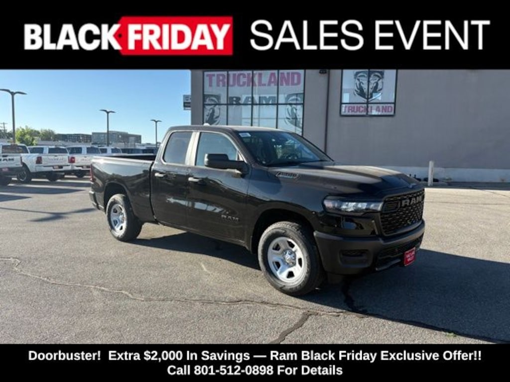 New 2025 Ram 1500 TRADESMAN QUAD CAB 4X4 6'4 BOX Pickup