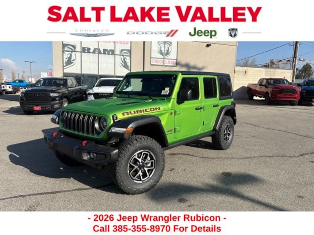 New 2026 Jeep Wrangler 4-DOOR RUBICON Sport Utility