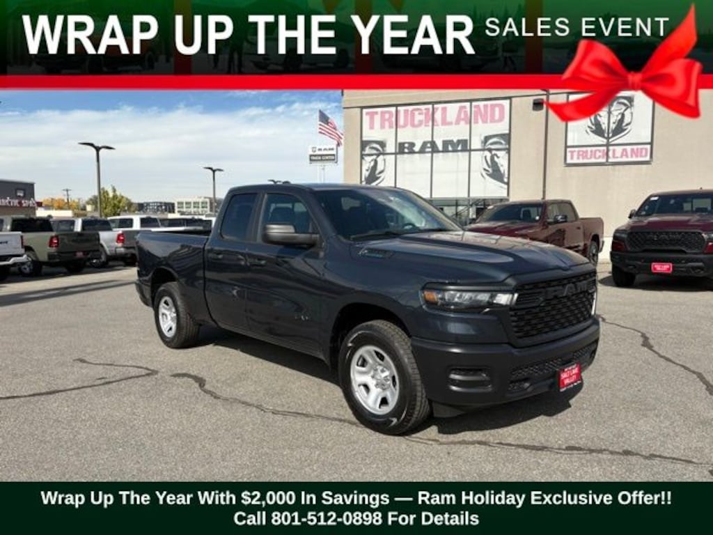 New 2025 Ram 1500 TRADESMAN QUAD CAB 4X4 6'4 BOX Pickup