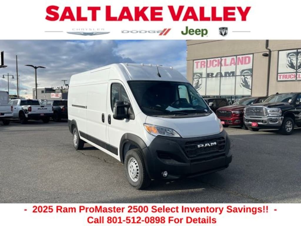 New 2025 Ram ProMaster PROMASTER 2500 TRADESMAN CARGO VAN HIGH ROOF 159' Cargo Van