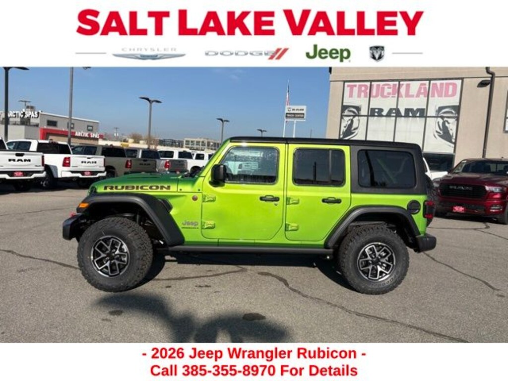 New 2026 Jeep Wrangler 4-DOOR RUBICON Sport Utility