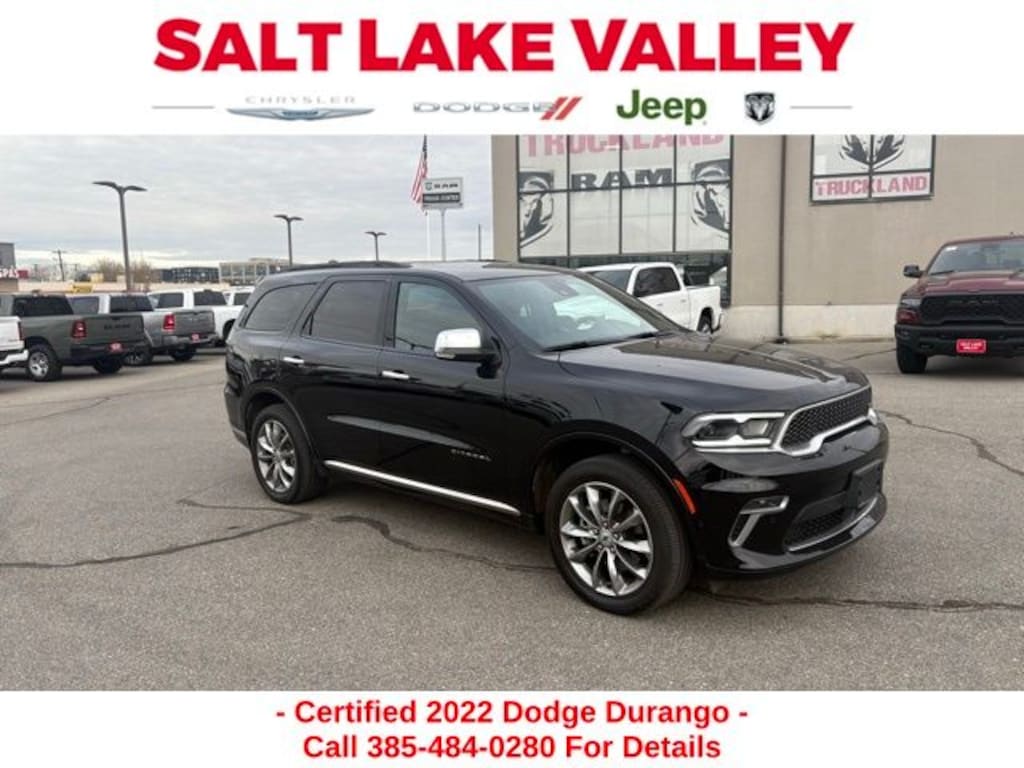Certified 2022 Dodge Durango Citadel SUV