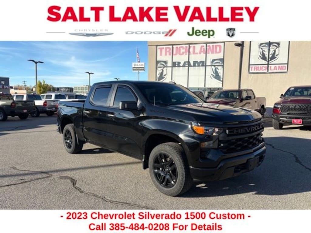 Used 2023 Chevrolet Silverado 1500 Custom Truck Crew Cab