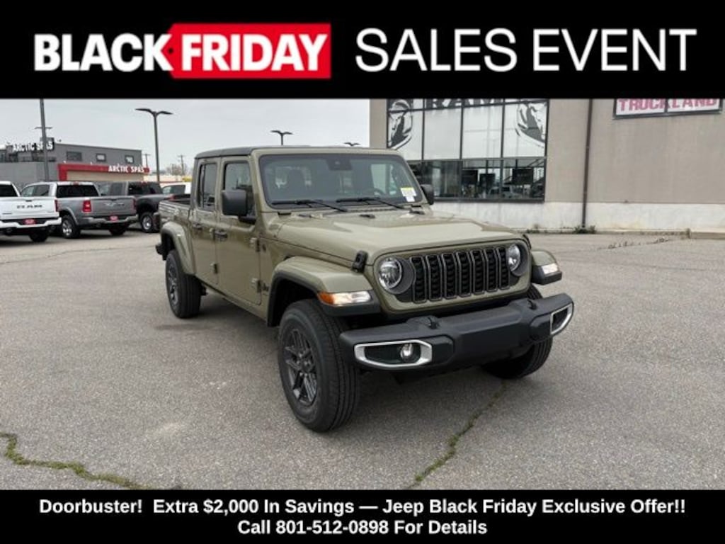 New 2025 Jeep Gladiator SPORT S 4X4 Pickup