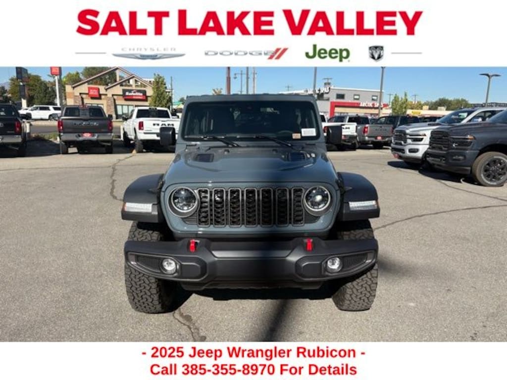New 2025 Jeep Wrangler 4-DOOR RUBICON Sport Utility