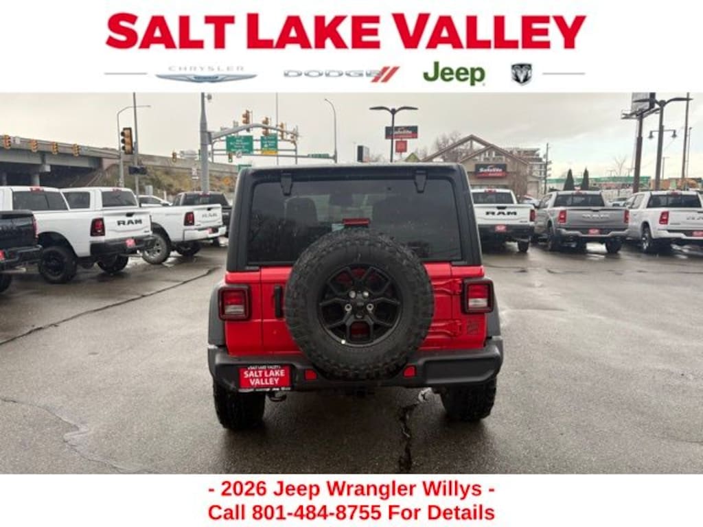 New 2026 Jeep Wrangler 4-DOOR WILLYS Sport Utility