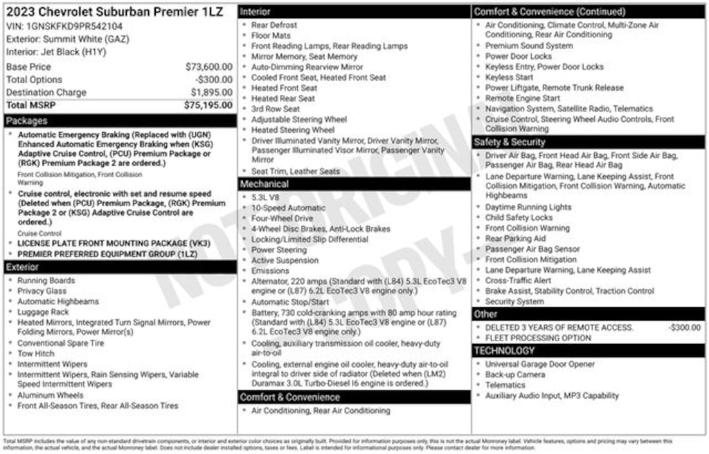 Used 2023 Chevrolet Suburban Premier SUV