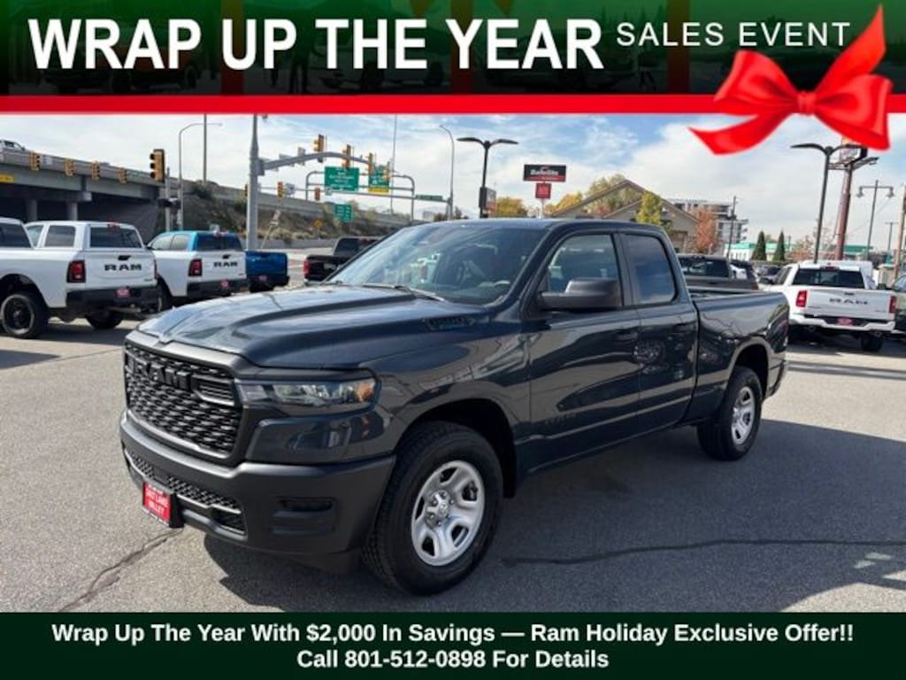 New 2025 Ram 1500 TRADESMAN QUAD CAB 4X4 6'4 BOX Pickup