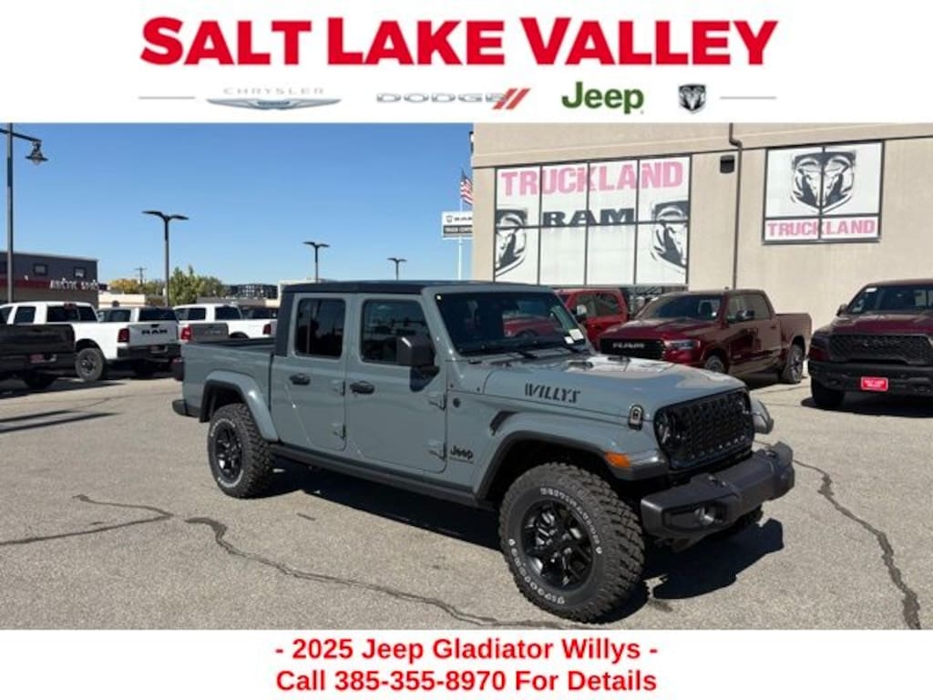 New 2025 Jeep Gladiator WILLYS 4X4 Pickup