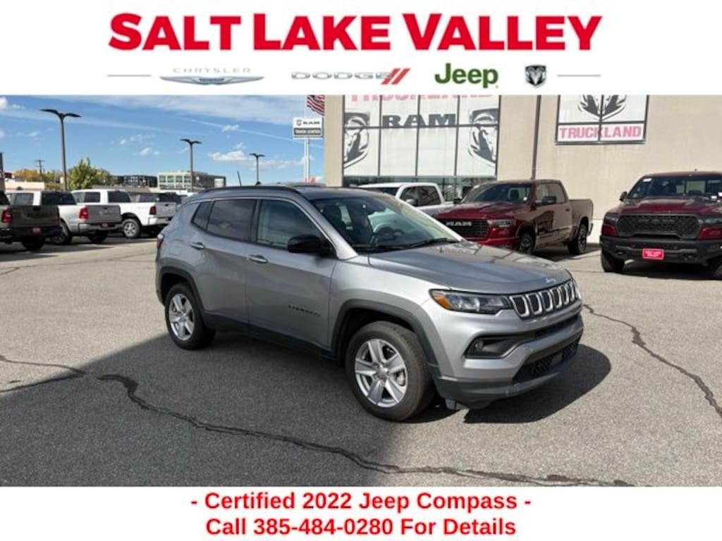 Certified 2022 Jeep Compass Latitude SUV