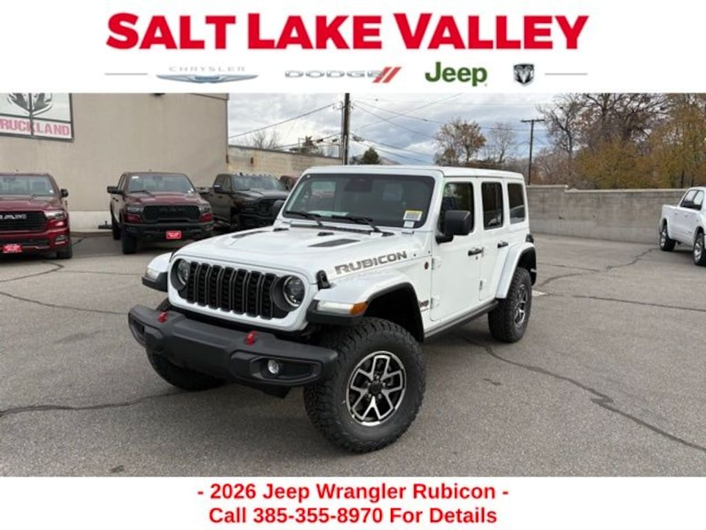 New 2026 Jeep Wrangler 4-DOOR RUBICON Sport Utility