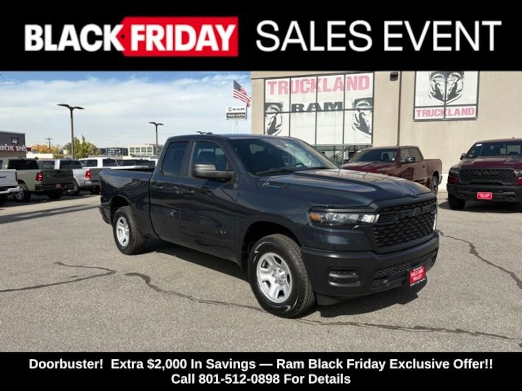 New 2025 Ram 1500 TRADESMAN QUAD CAB 4X4 6'4 BOX Pickup