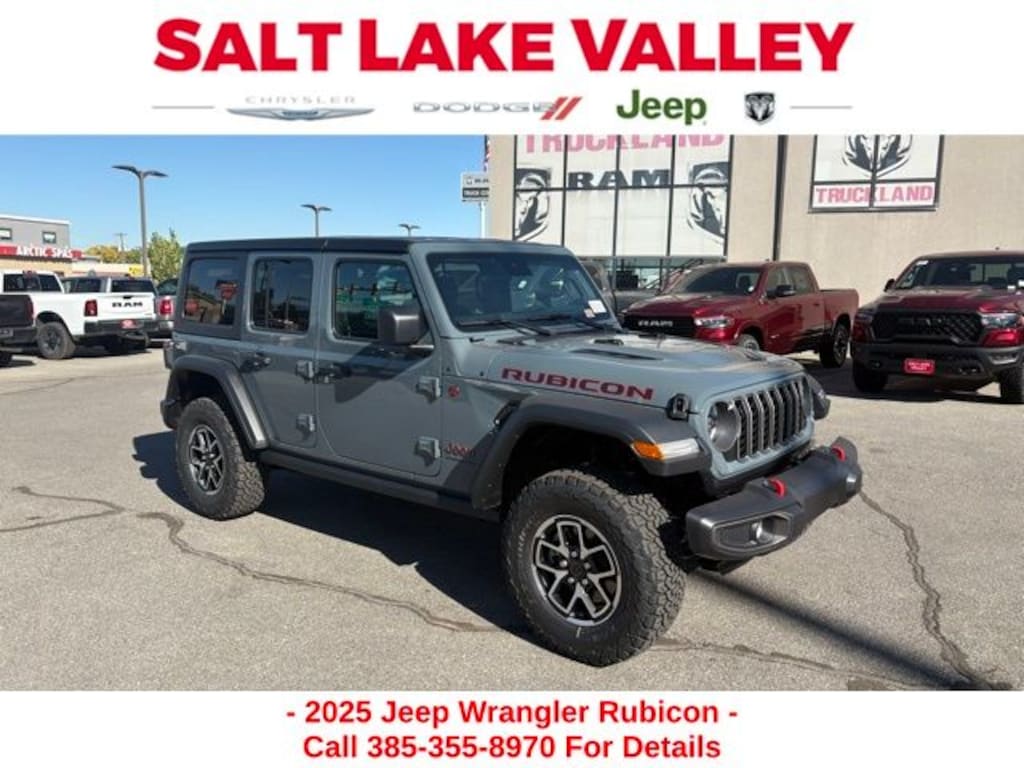 New 2025 Jeep Wrangler 4-DOOR RUBICON Sport Utility