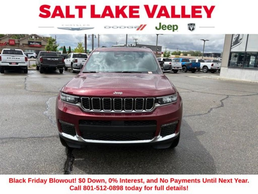 New 2025 Jeep Grand Cherokee L LIMITED 4X4 Sport Utility