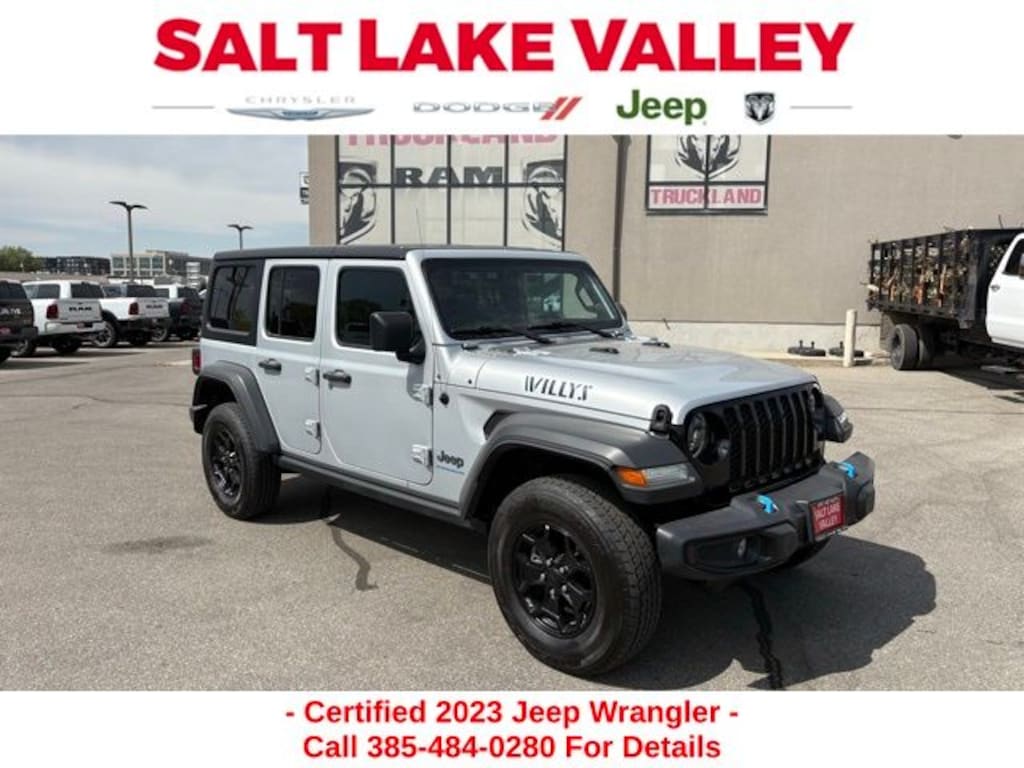 Certified 2023 Jeep Wrangler 4xe  SUV