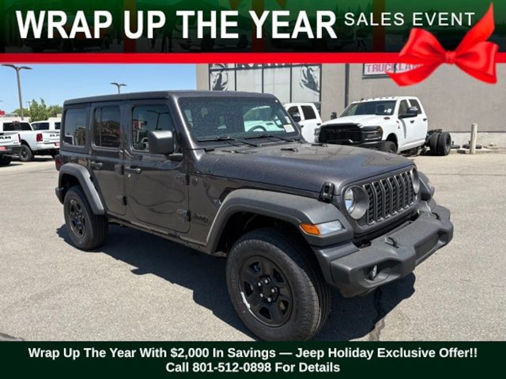 New 2025 Jeep Wrangler 4-DOOR SPORT Sport Utility
