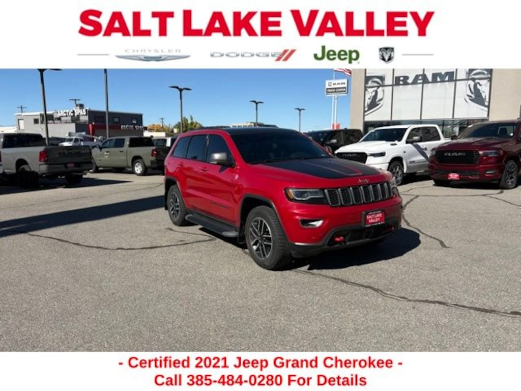 Certified 2021 Jeep Grand Cherokee Trailhawk SUV