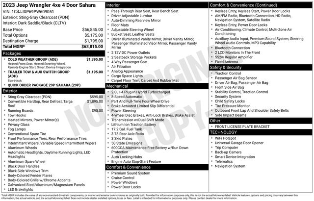 2023 Jeep Wrangler 4xe Sahara 4XE's photo