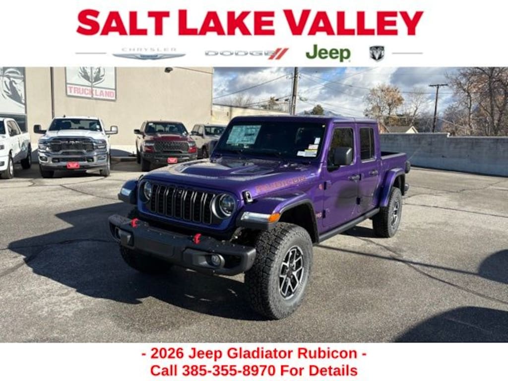 New 2026 Jeep Gladiator RUBICON X 4X4 Pickup