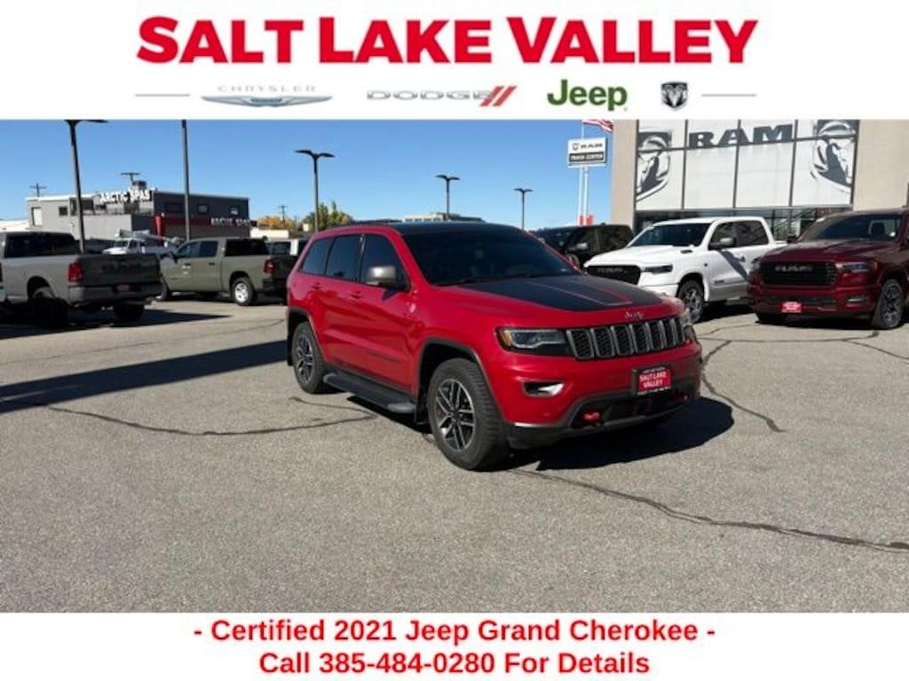 Certified 2021 Jeep Grand Cherokee Trailhawk SUV