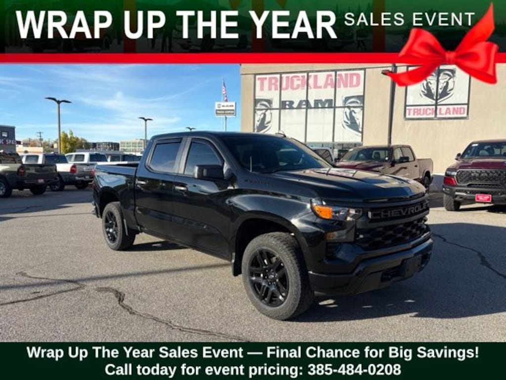 Used 2023 Chevrolet Silverado 1500 Custom Truck Crew Cab