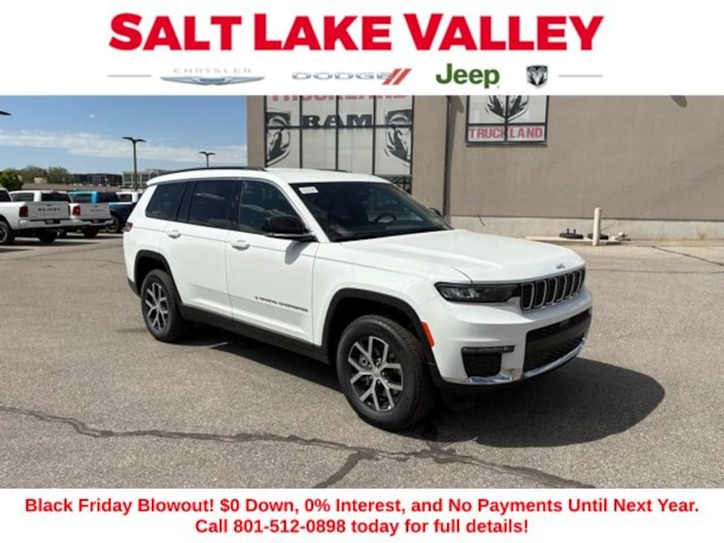 New 2025 Jeep Grand Cherokee L LIMITED 4X4 Sport Utility