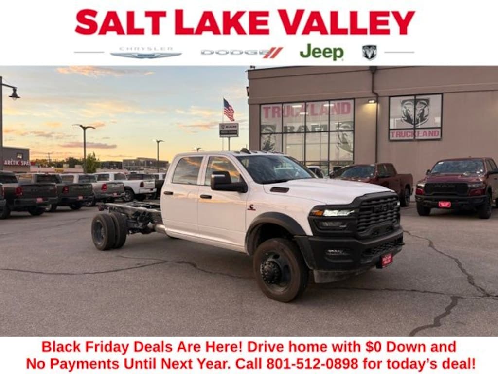 New 2026 Ram 5500 Chassis Cab 5500 TRADESMAN CHASSIS CREW CAB 4X4 84' CA Pickup