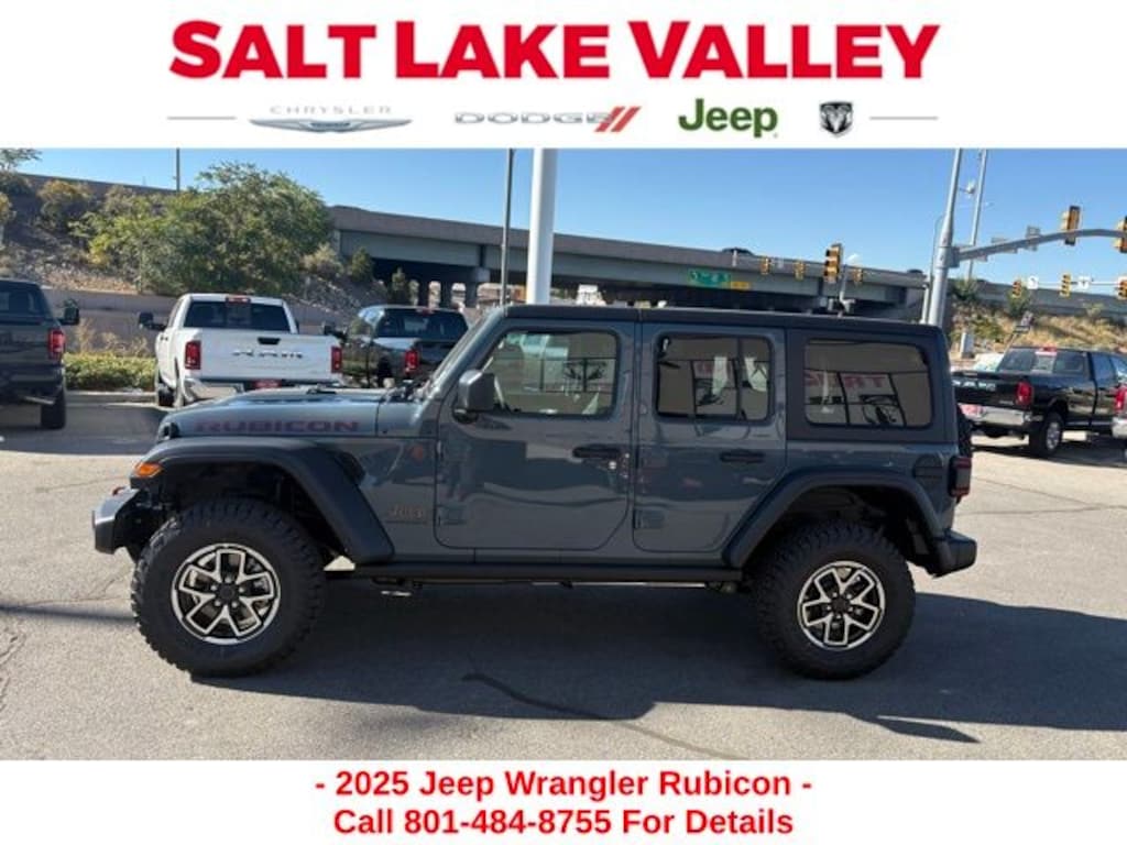 New 2025 Jeep Wrangler 4-DOOR RUBICON Sport Utility