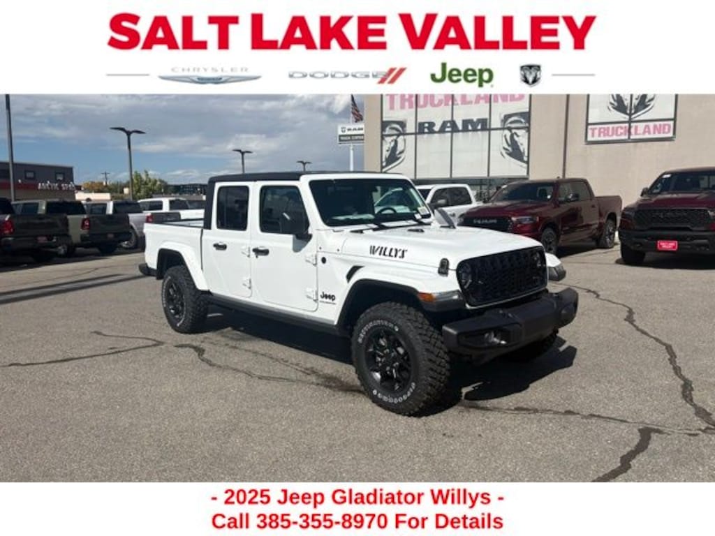 New 2025 Jeep Gladiator WILLYS 4X4 Pickup