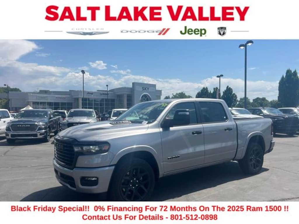 New 2025 Ram 1500 LARAMIE CREW CAB 4X4 5'7 BOX Pickup