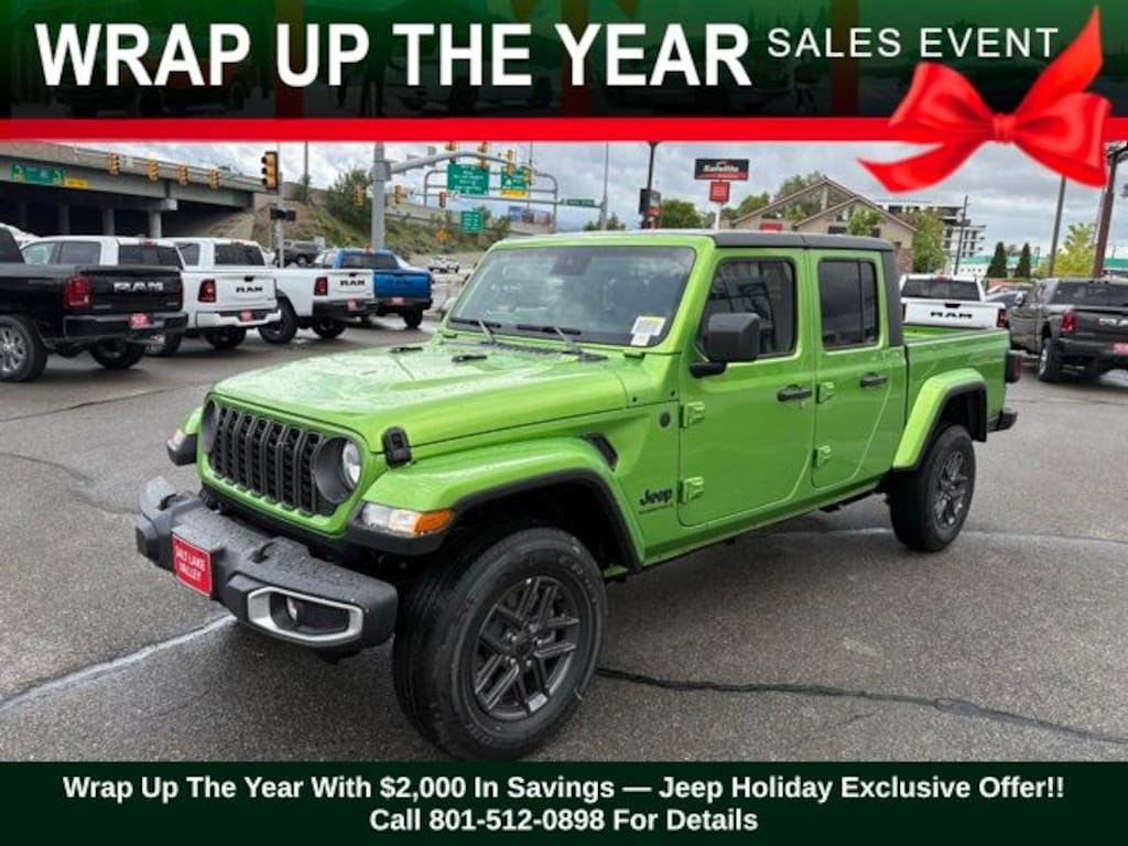 New 2025 Jeep Gladiator SPORT S 4X4 Pickup