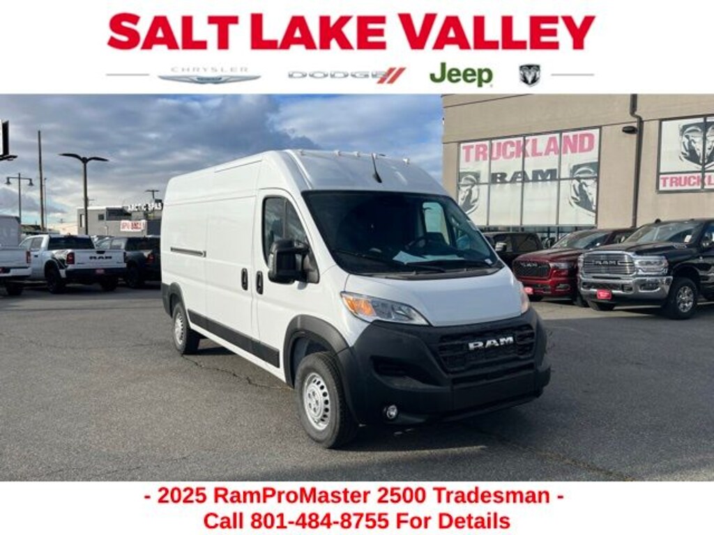 New 2025 Ram ProMaster PROMASTER 2500 TRADESMAN CARGO VAN HIGH ROOF 159' Cargo Van