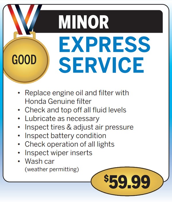 Honda Express Service- in 45 Min or Less! near Greensburg, PA