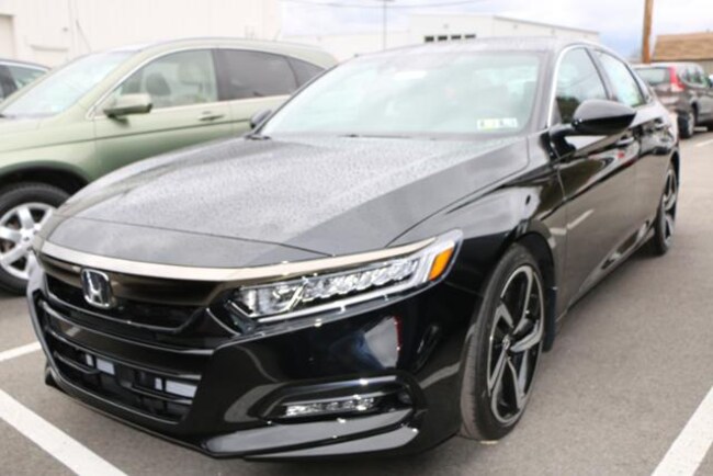 New 2018 Honda Accord Sport Sedan In Crystal Black Pearl
