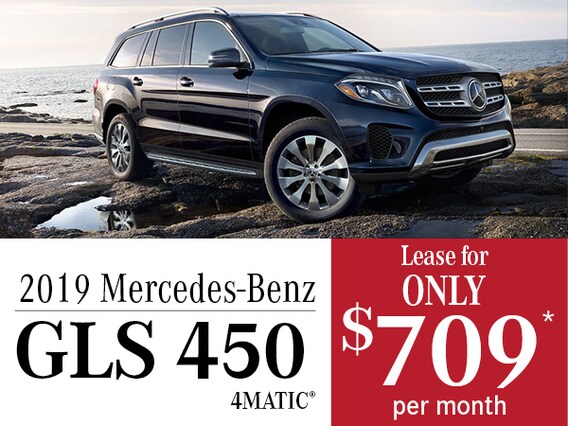2019 Mercedes Benz Gls 450 4matic Lease For 709 Per Month