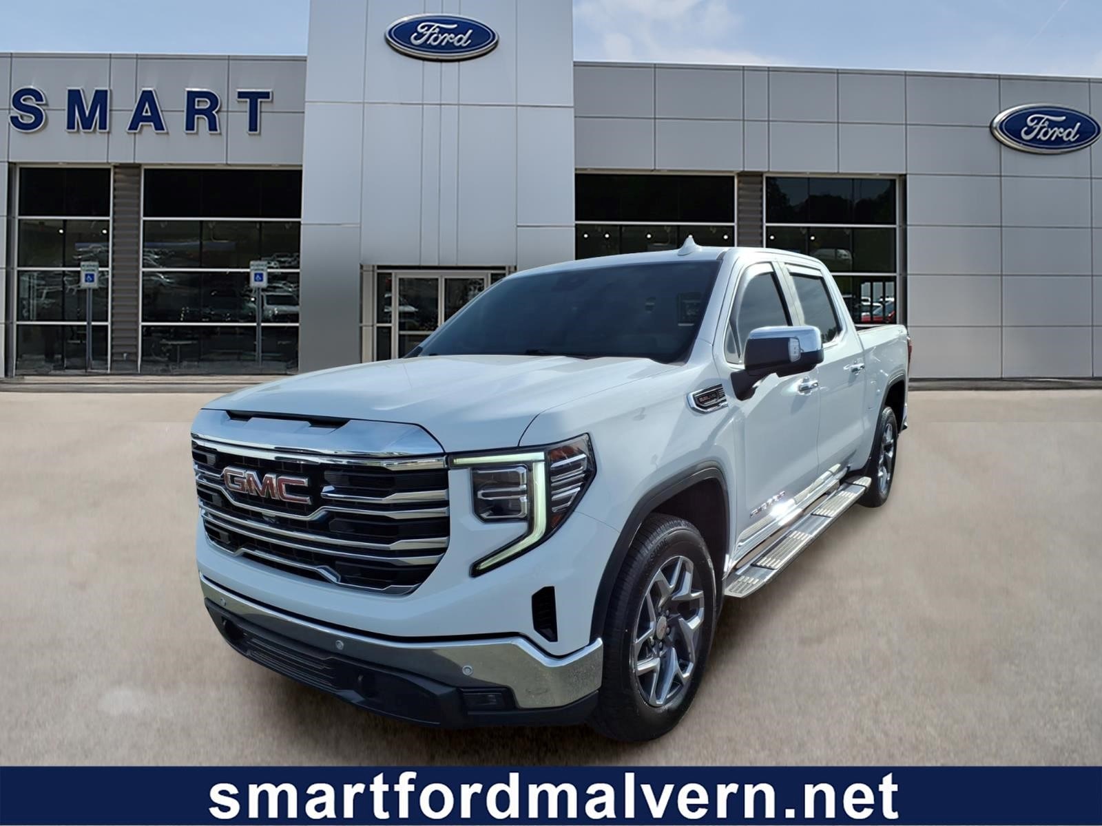 Certified 2024 GMC Sierra 1500 SLT with VIN 1GTUUDEL7RZ235830 for sale in Little Rock
