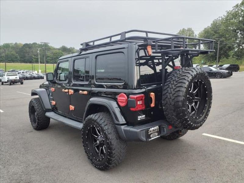 Certified 2019 Jeep Wrangler Unlimited Sahara with VIN 1C4HJXEG8KW568320 for sale in Malvern, AR