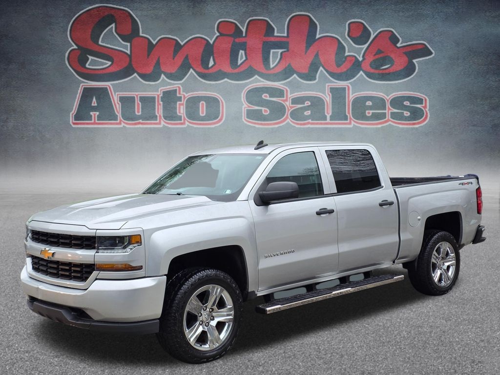 Used 2018 Chevrolet Silverado 1500 Custom Truck Crew Cab