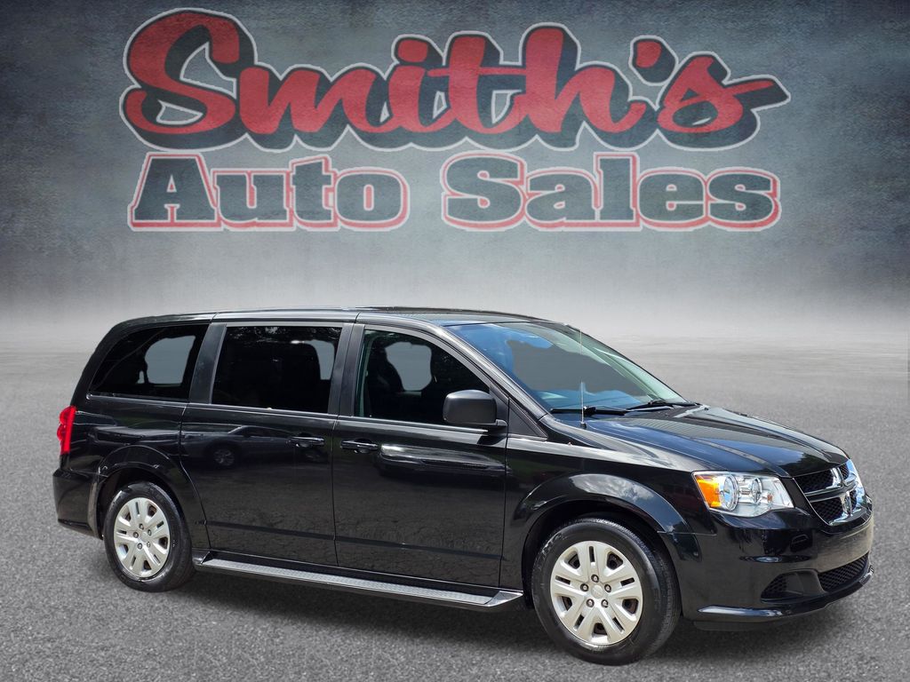 Black Onyx Crystal Pearlcoat 2018 Dodge Grand Caravan Minivan Front-Wheel Drive 6-Speed Automatic
