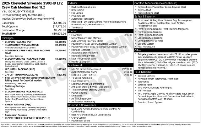 2026 Chevrolet Silverado 3500 HD LTZ - Photo 32