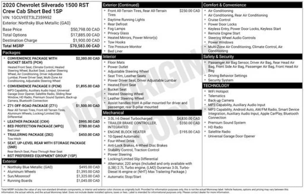 Used 2020 Chevrolet Silverado 1500 RST Truck