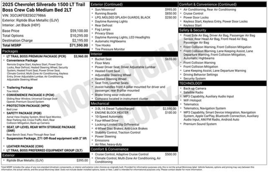 Used 2025 Chevrolet Silverado 1500 LT Trail Boss Truck