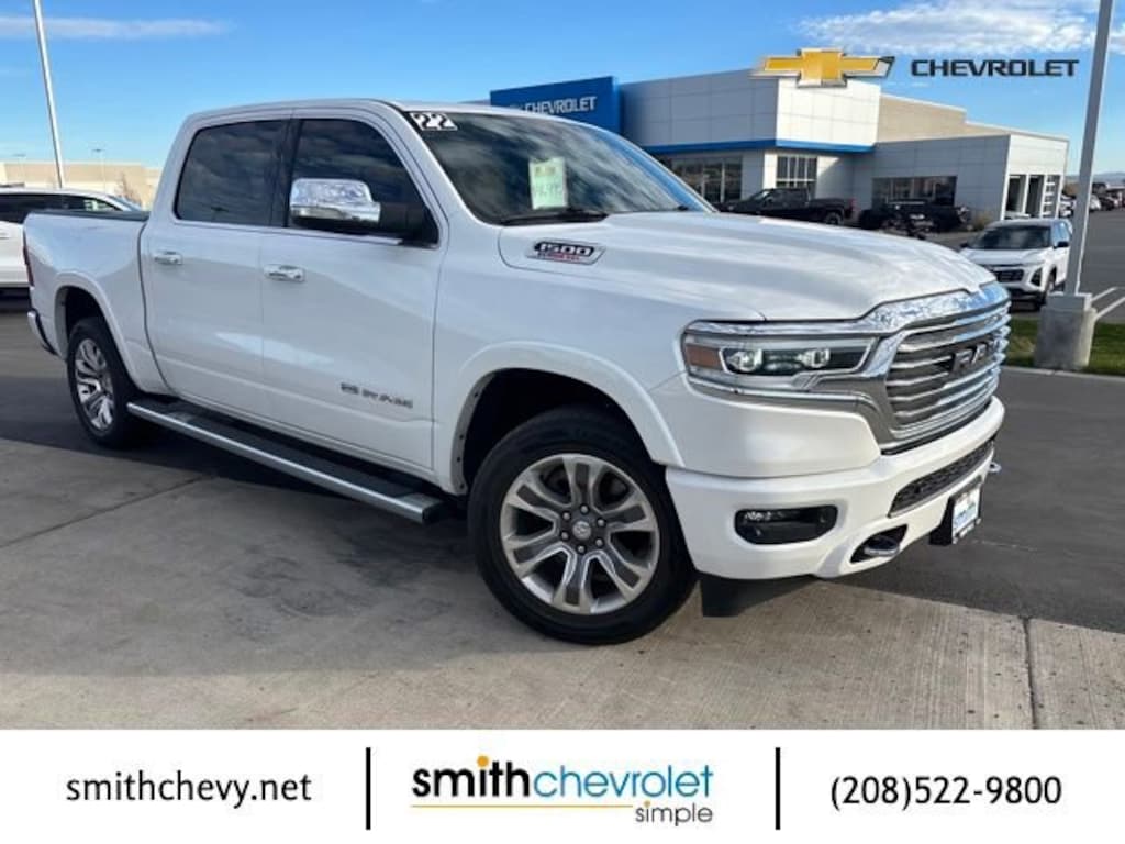 Used 2022 Ram 1500 Limited Longhorn Crew Cab 4x4 57 Box Truck Crew Cab