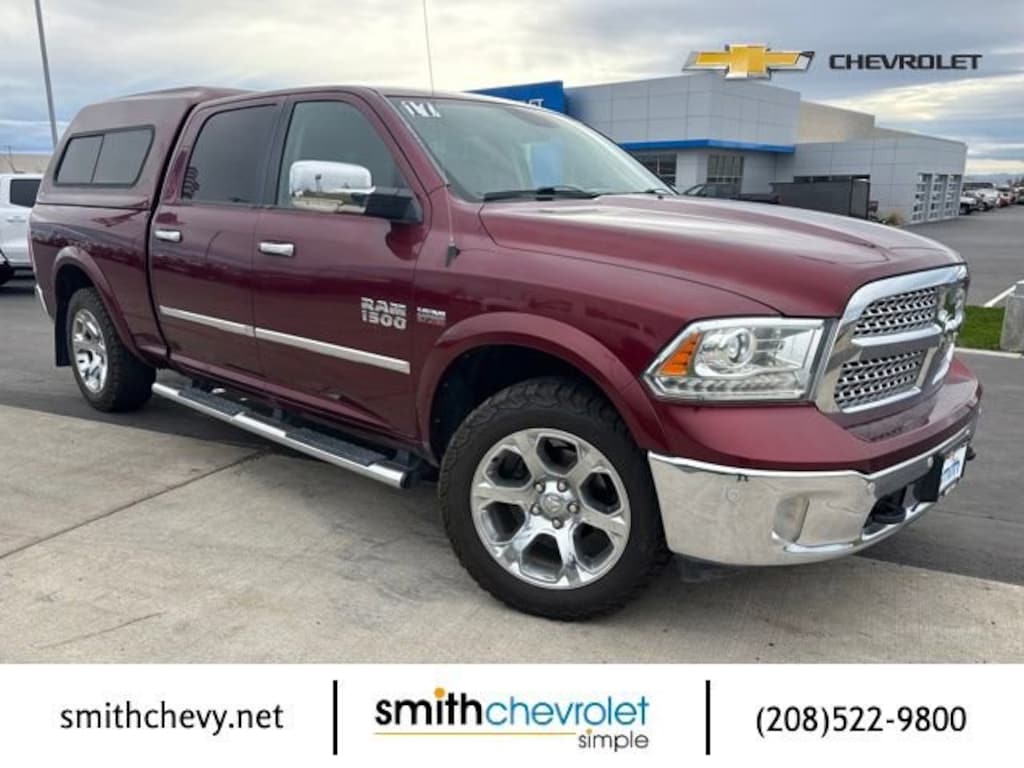Used 2017 Ram 1500 Laramie Crew Cab 4x4 64 Box Truck Crew Cab