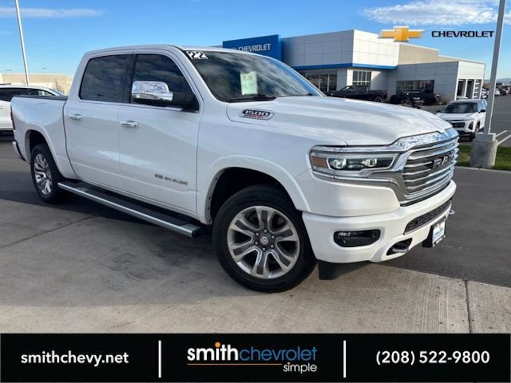 Used 2022 Ram 1500 Limited Longhorn Crew Cab 4x4 57 Box Truck Crew Cab